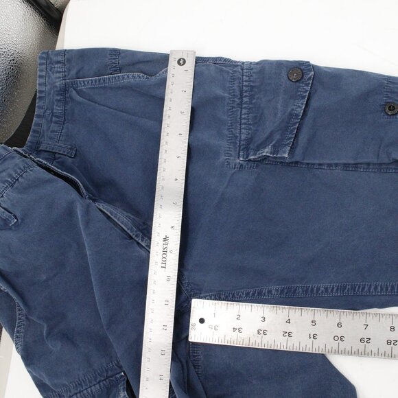 Stone Island Cargo Pants Men 30 Type SL Blue garment dyed trouser Cotton Pockets - Picture 7 of 15